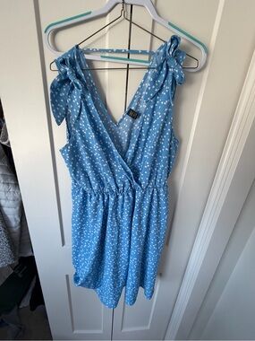 Light Blue Dress with cute heart design
